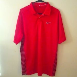 Nike dry fit Tiger Woods collection golf shirt